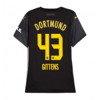 Billiga Borussia Dortmund Jamie Bynoe-Gittens #43 Borta fotbollskläder Dam 2024-25 Kortärmad